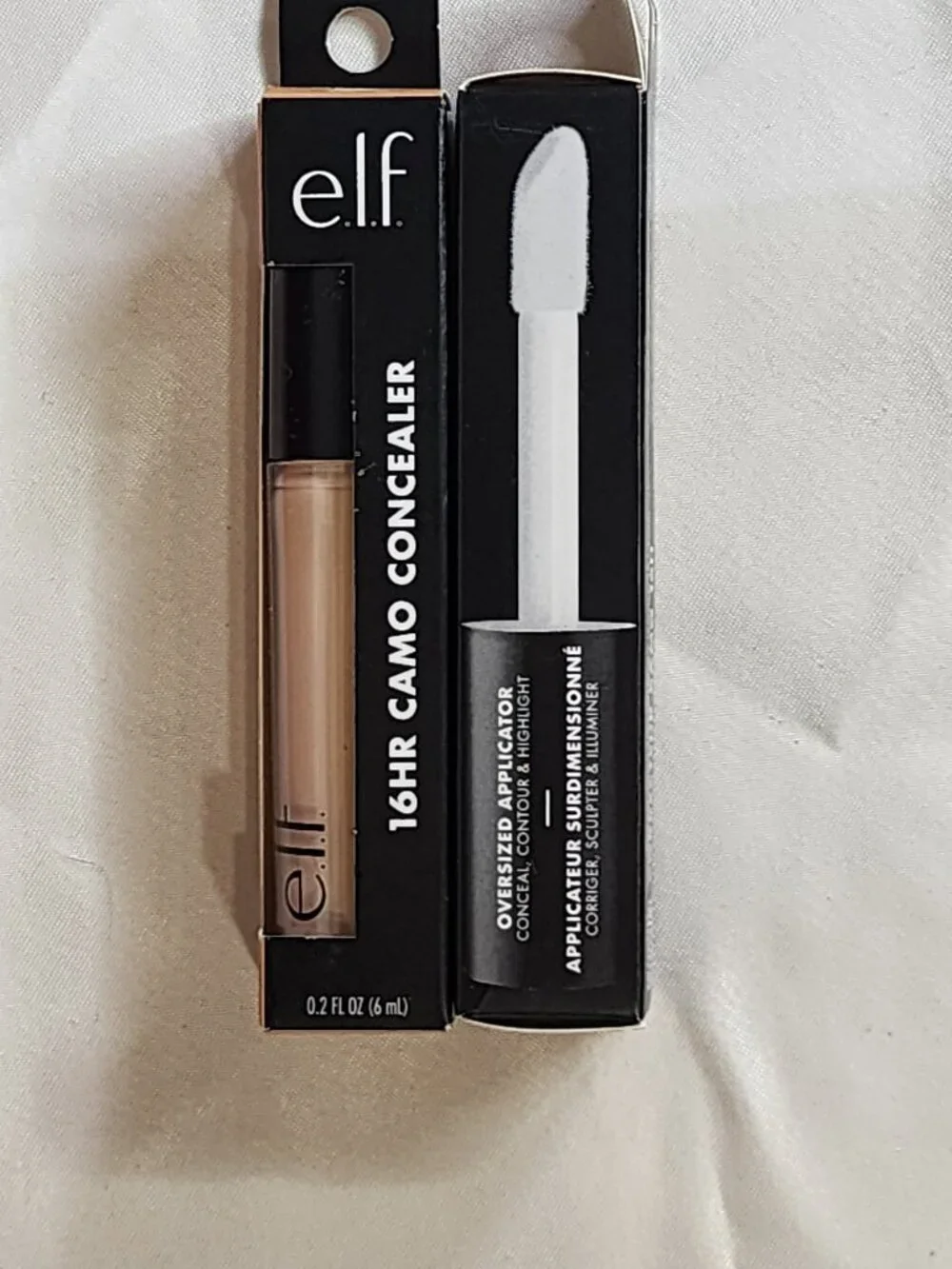 E.L.F. 16HR Camo Concealer .2fl oz. Full Coverage Matte Finish Medium Peach 2CT